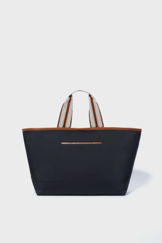 Black Nylon Weekender Tote sold by Tuckernuck