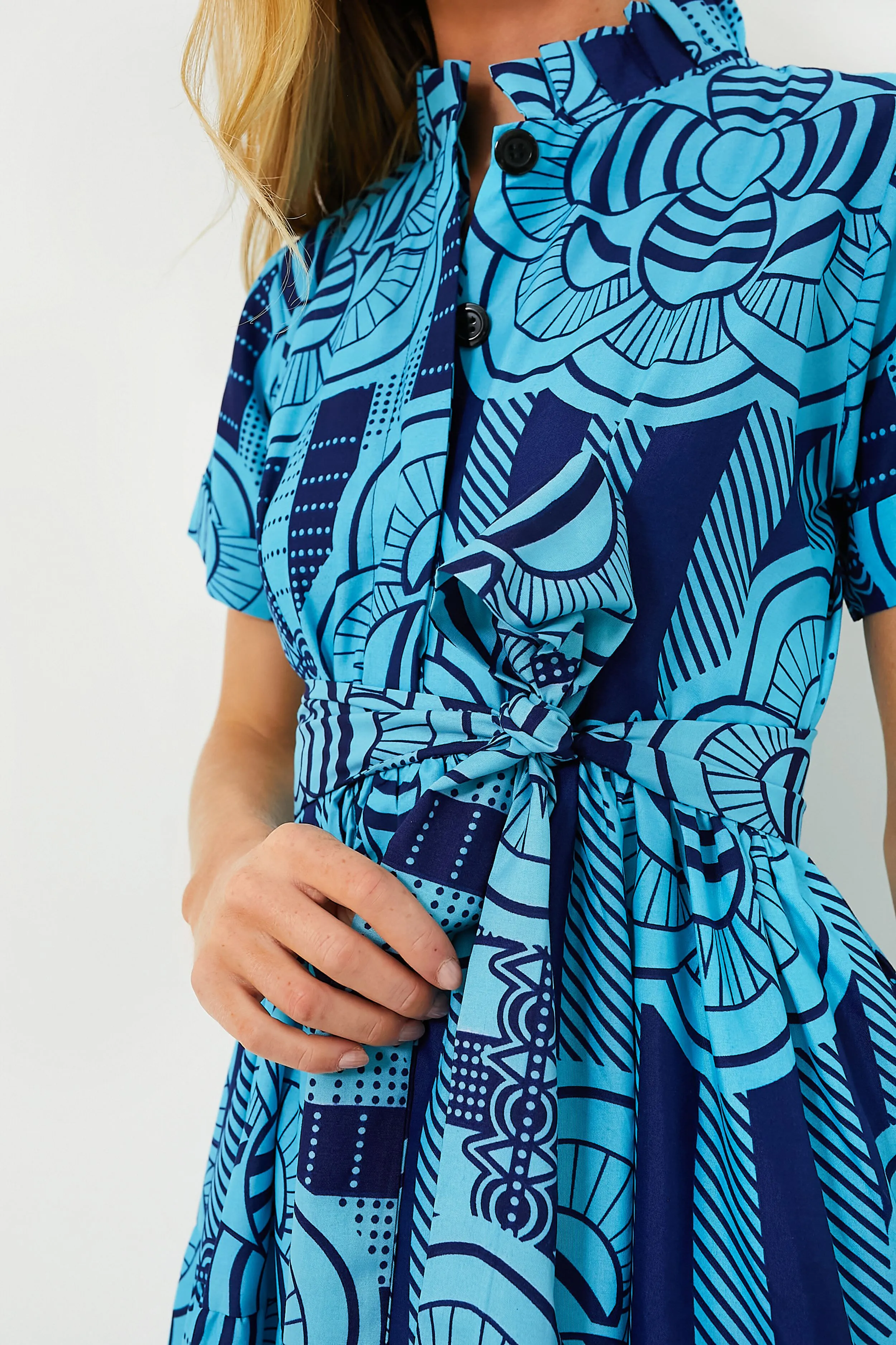 Blue Olori Maxi Dress sold by Tuckernuck product image thumbnail 4