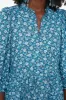Blue Zip Front Flora Mini Dress sold by Tuckernuck