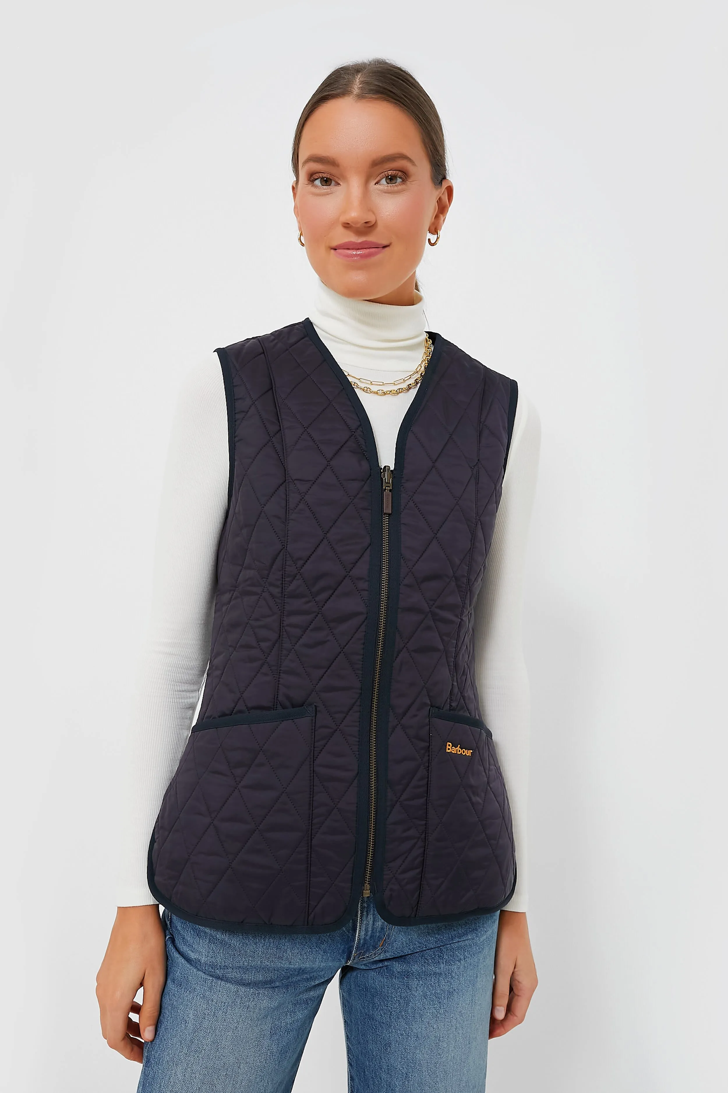 Navy Fleece Betty Liner sold by Tuckernuck product image thumbnail 2