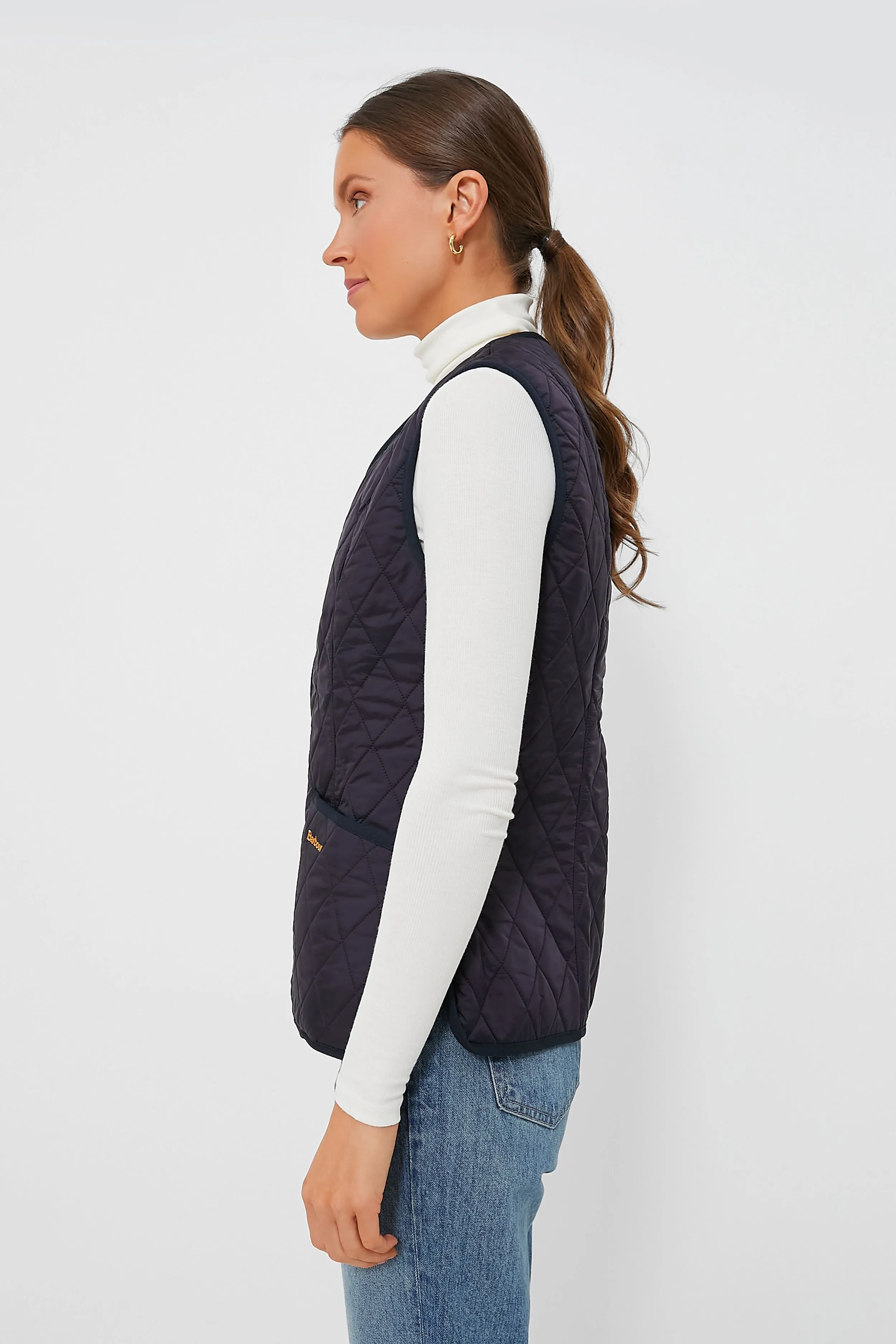 Navy Fleece Betty Liner sold by Tuckernuck product image thumbnail 4