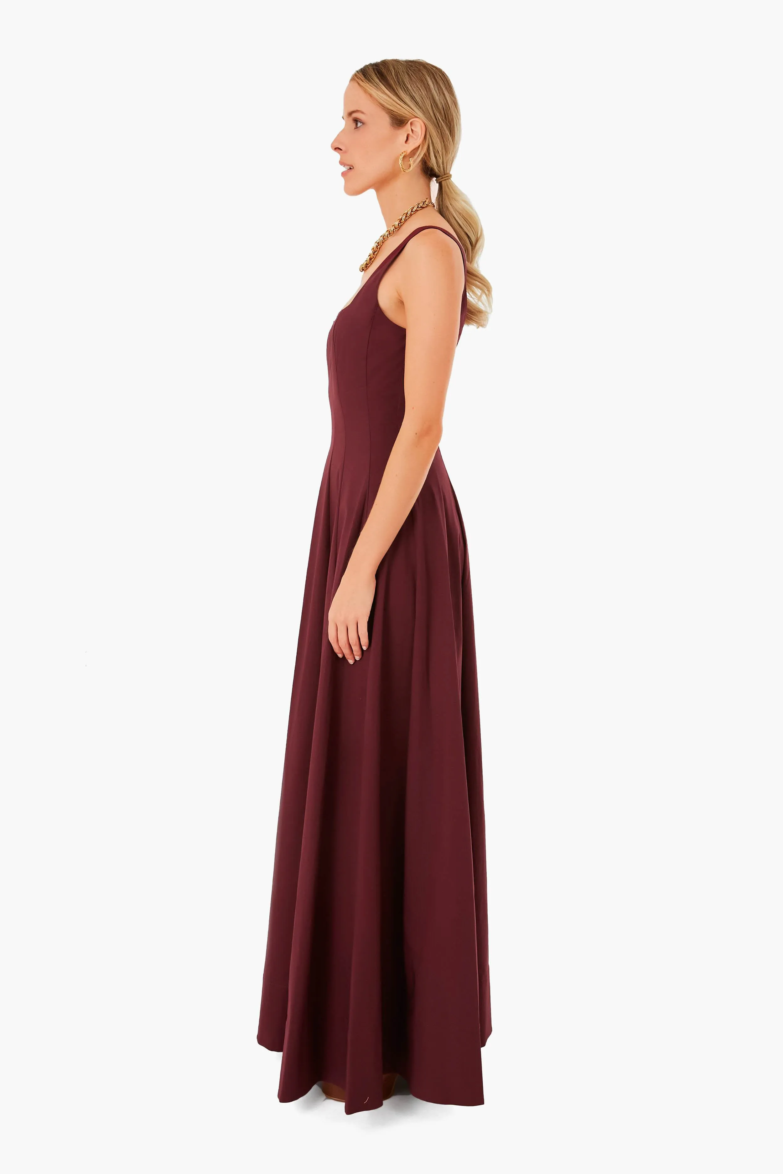 Plum Maxi Wells Dress sold by Tuckernuck product image thumbnail 3