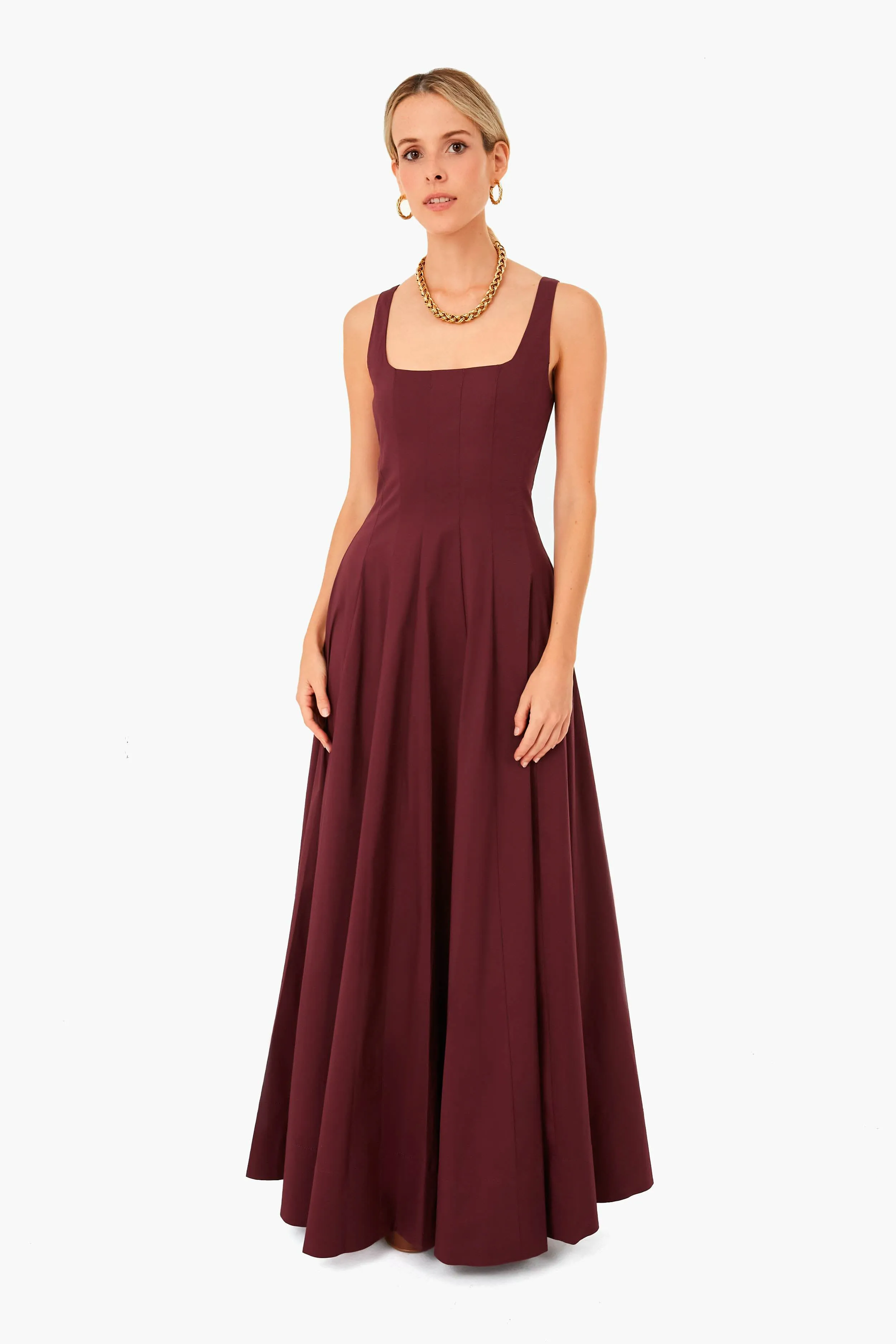 Plum Maxi Wells Dress sold by Tuckernuck
