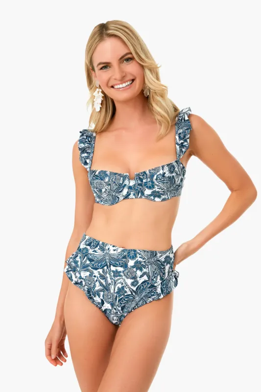 Libelulas Noche Kiwi Bikini Top sold by Tuckernuck