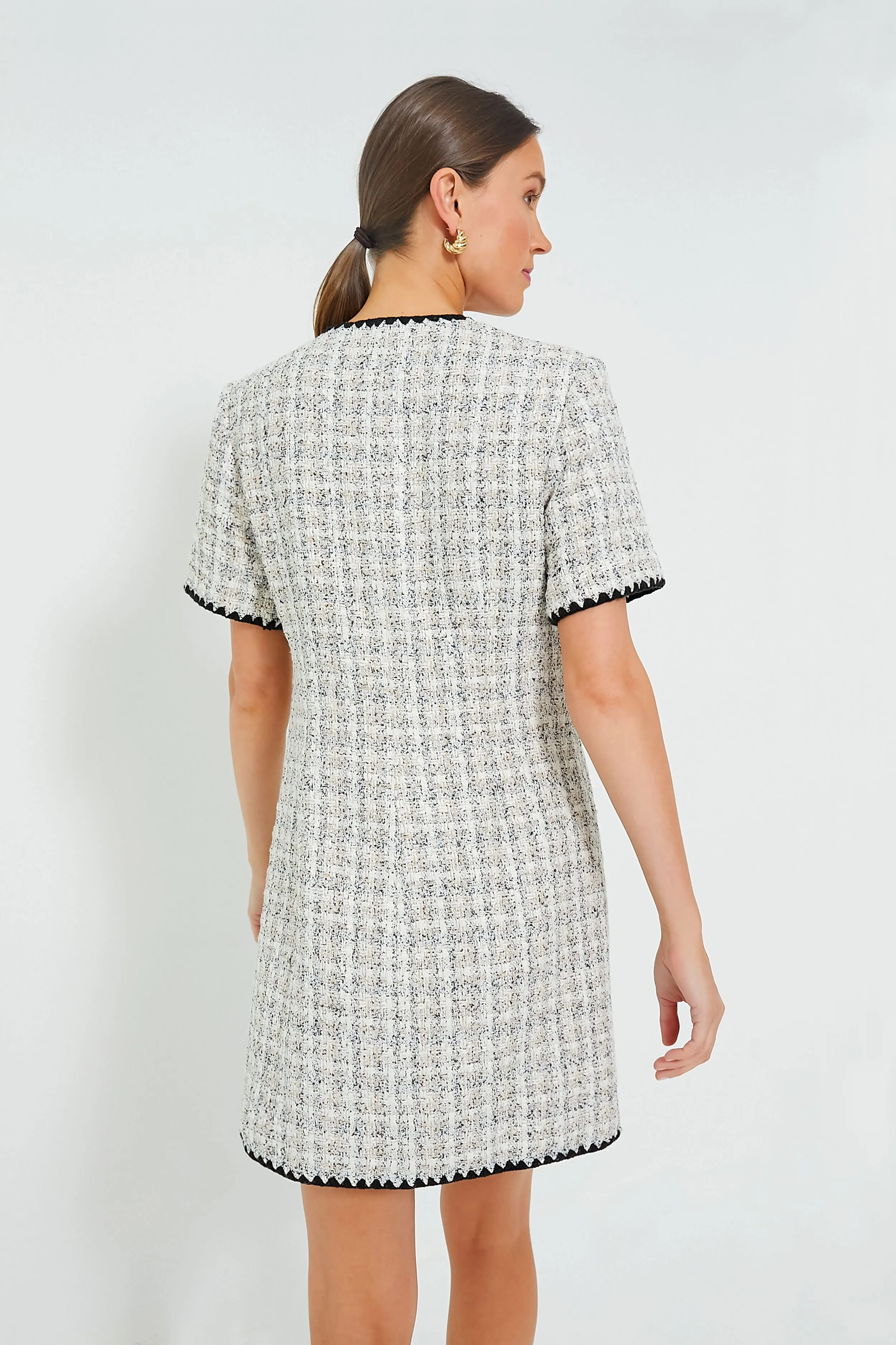 White Tweed Josephine Dress sold by Tuckernuck product image thumbnail 5
