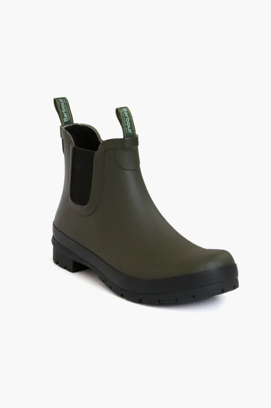 Olive Stratus Boot made by Barbour