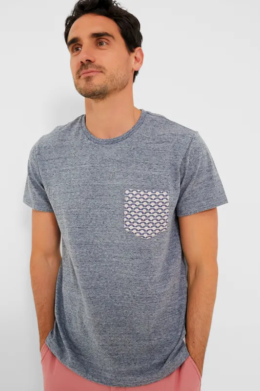 Denim Neps Signature Pocket Tee sold by Tuckernuck