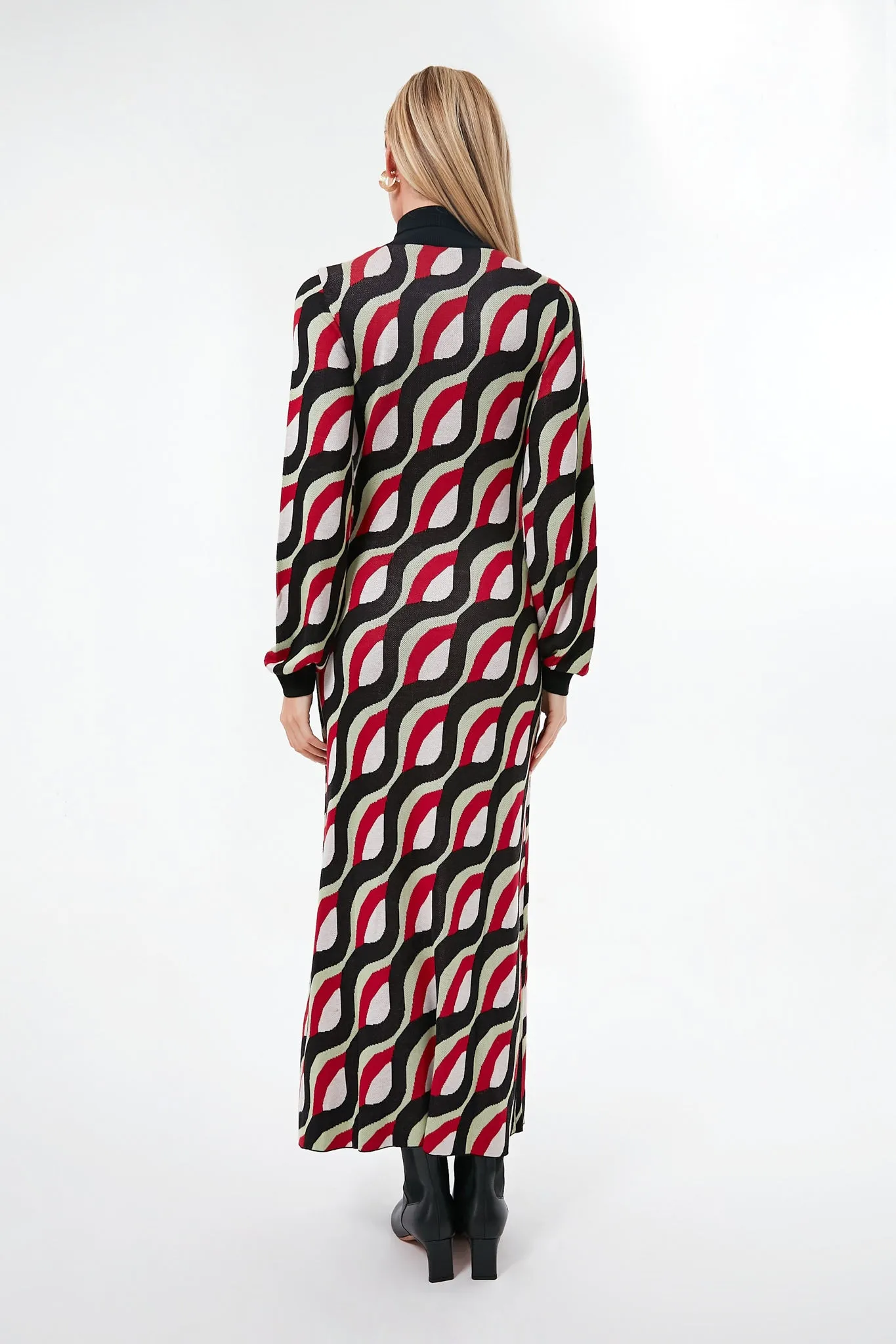 Vintage Wave Jacquard Teresa Dress sold by Tuckernuck product image thumbnail 4