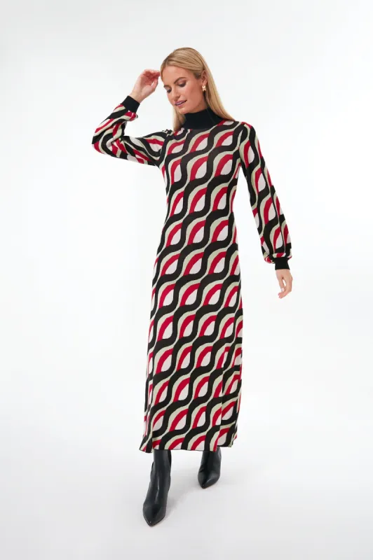 Vintage Wave Jacquard Teresa Dress sold by Tuckernuck