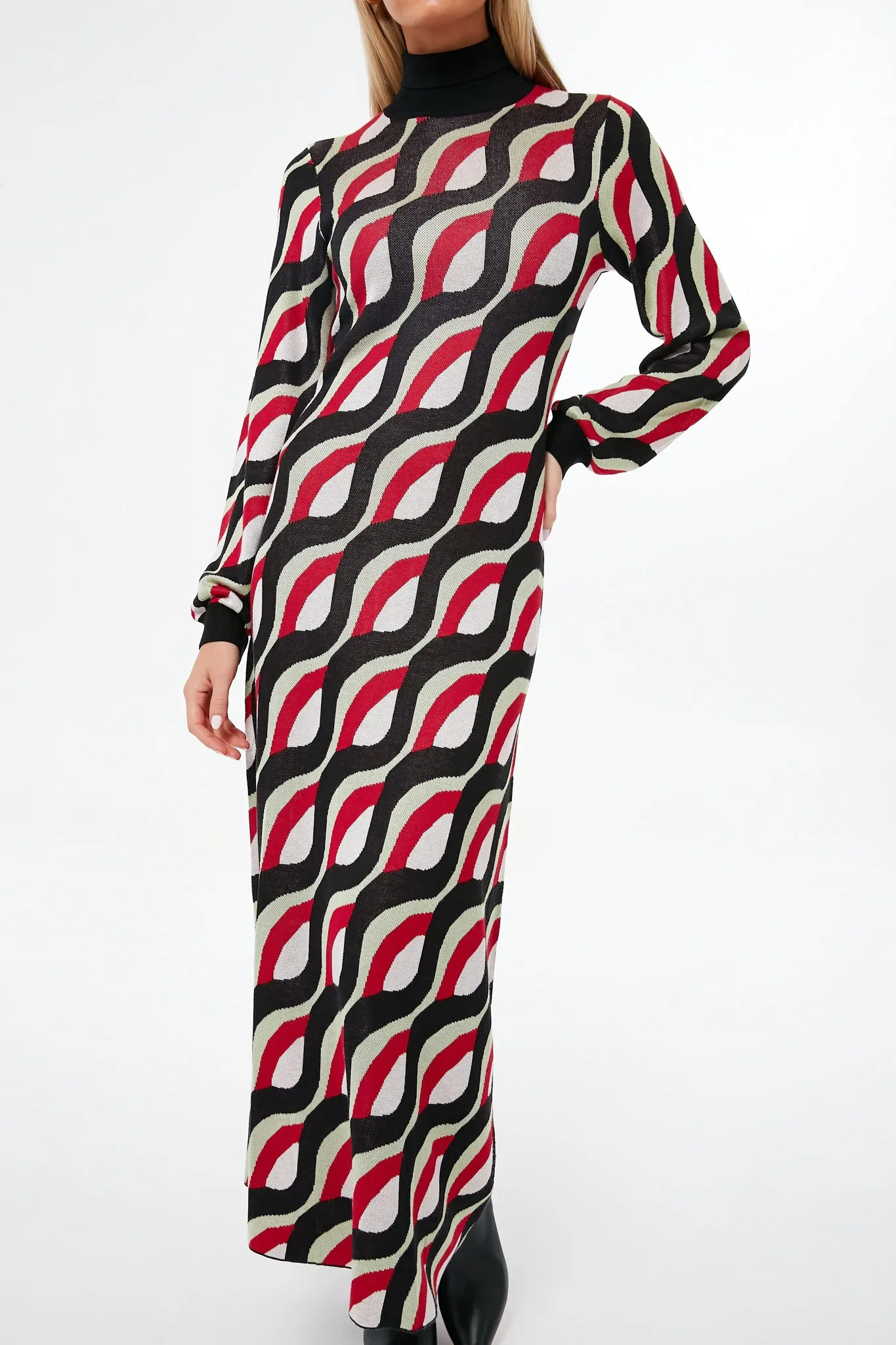 Vintage Wave Jacquard Teresa Dress sold by Tuckernuck product image thumbnail 5