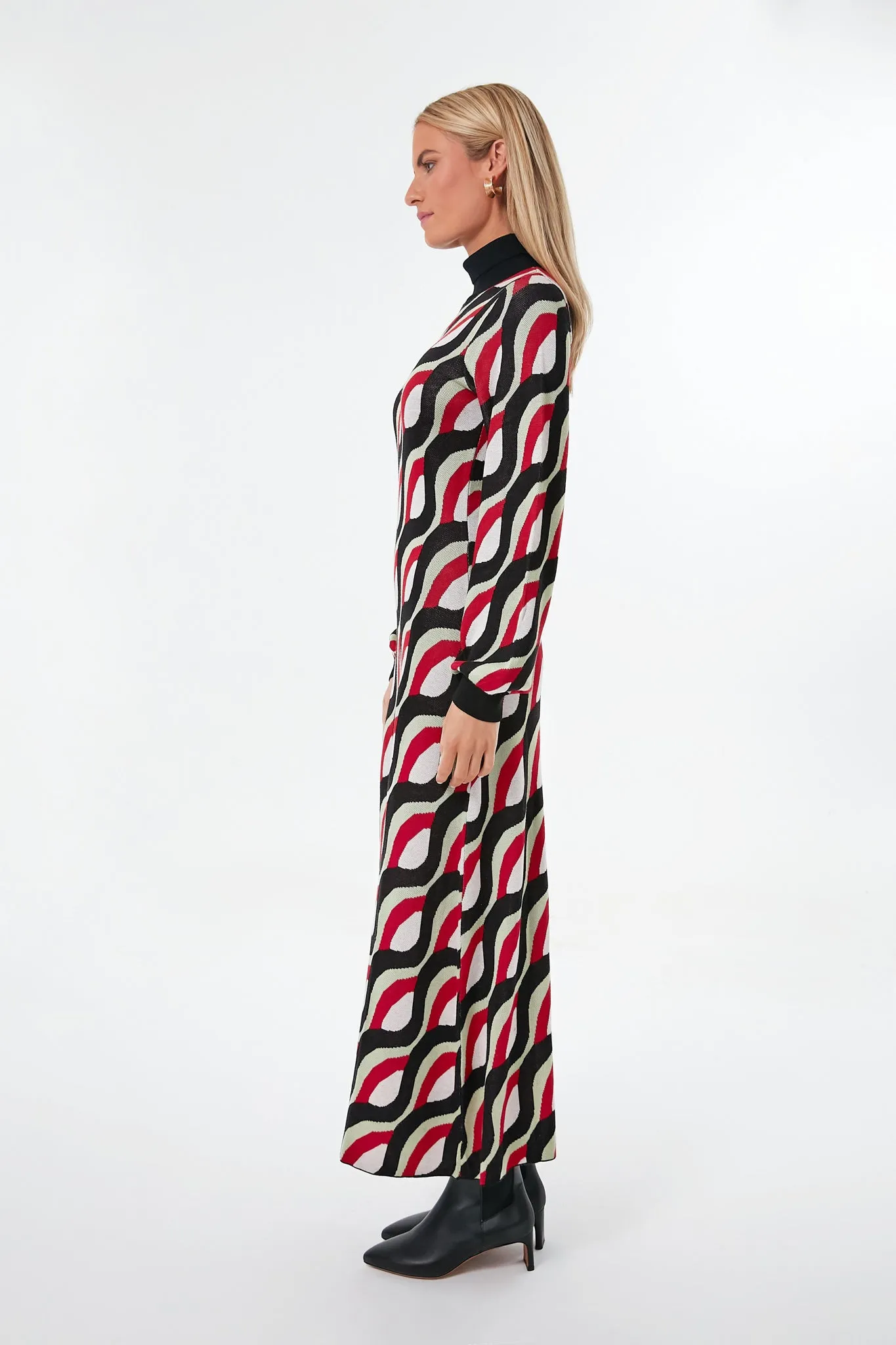 Vintage Wave Jacquard Teresa Dress sold by Tuckernuck product image thumbnail 3