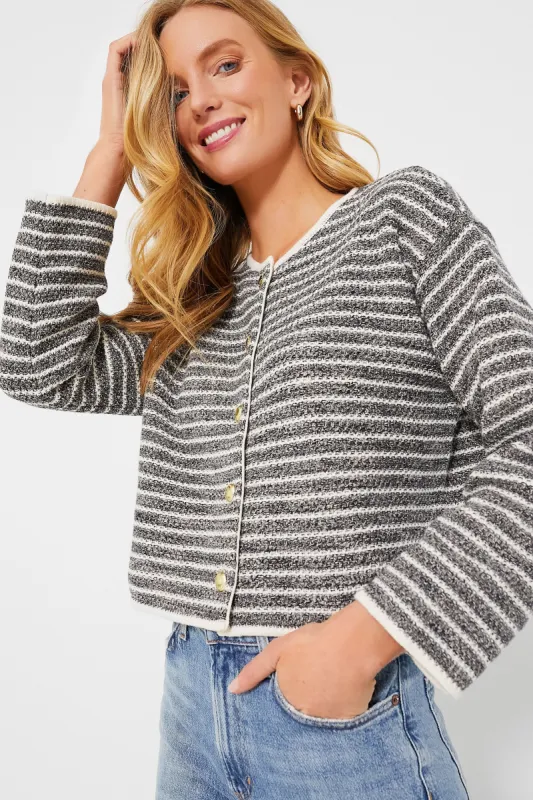 Multi Stripe REI Knitted Cardigan sold by Tuckernuck