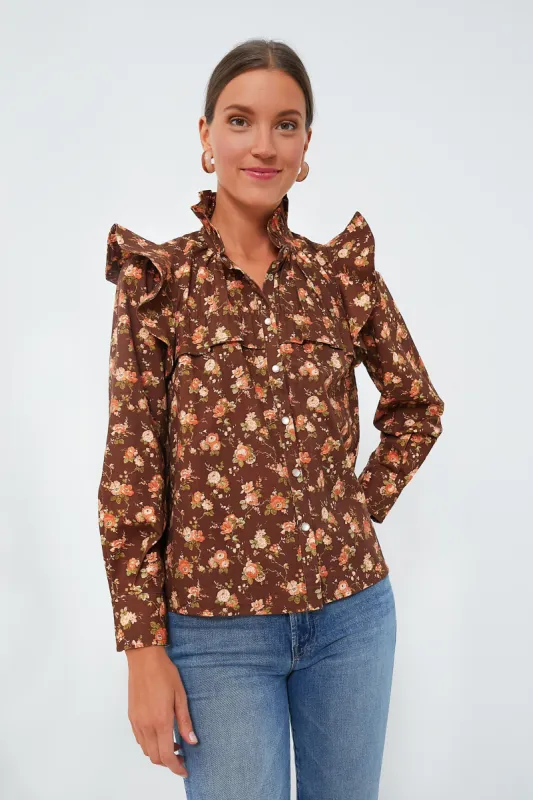 Rosewood Chintz Winnie Blouse sold by Tuckernuck