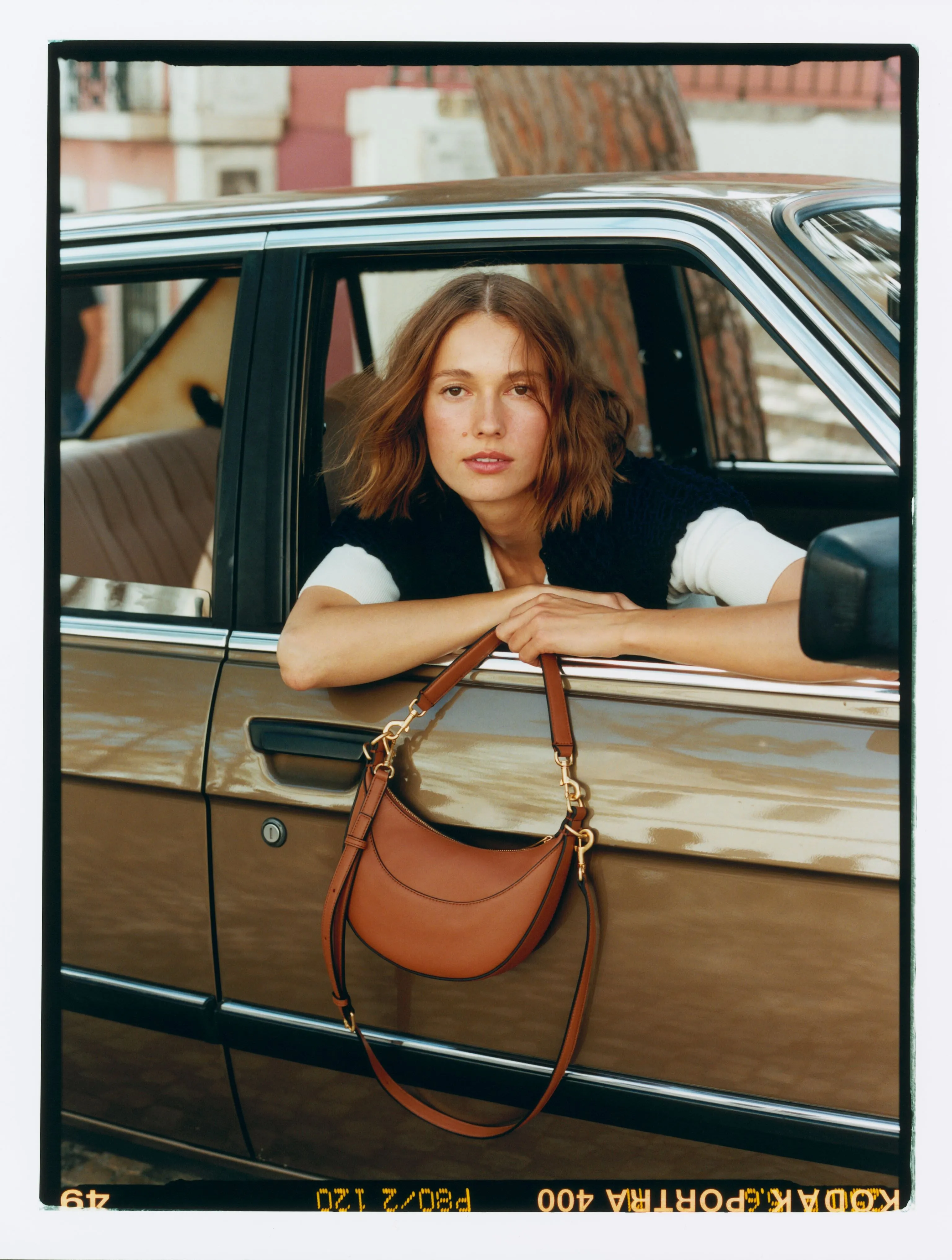 Cognac Florence Small Shoulder Bag sold by Tuckernuck product image thumbnail 2