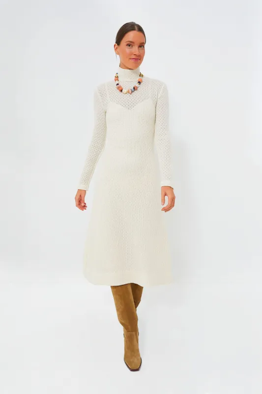Ivory Marble Nona Knit Dress made by Tuckernuck