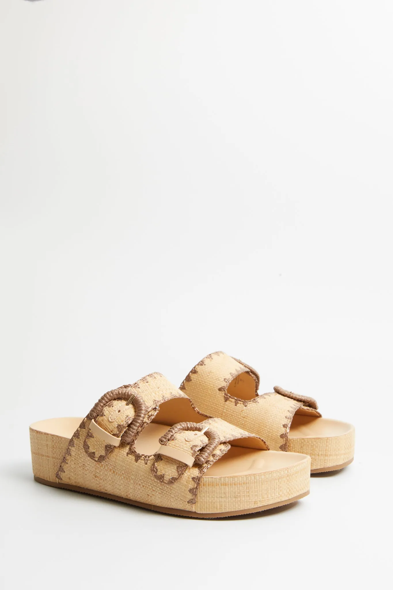 Raffia Solea Sandals sold by Tuckernuck product image thumbnail 4