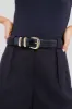 Black Croc-Embossed Western Belt sold by Tuckernuck