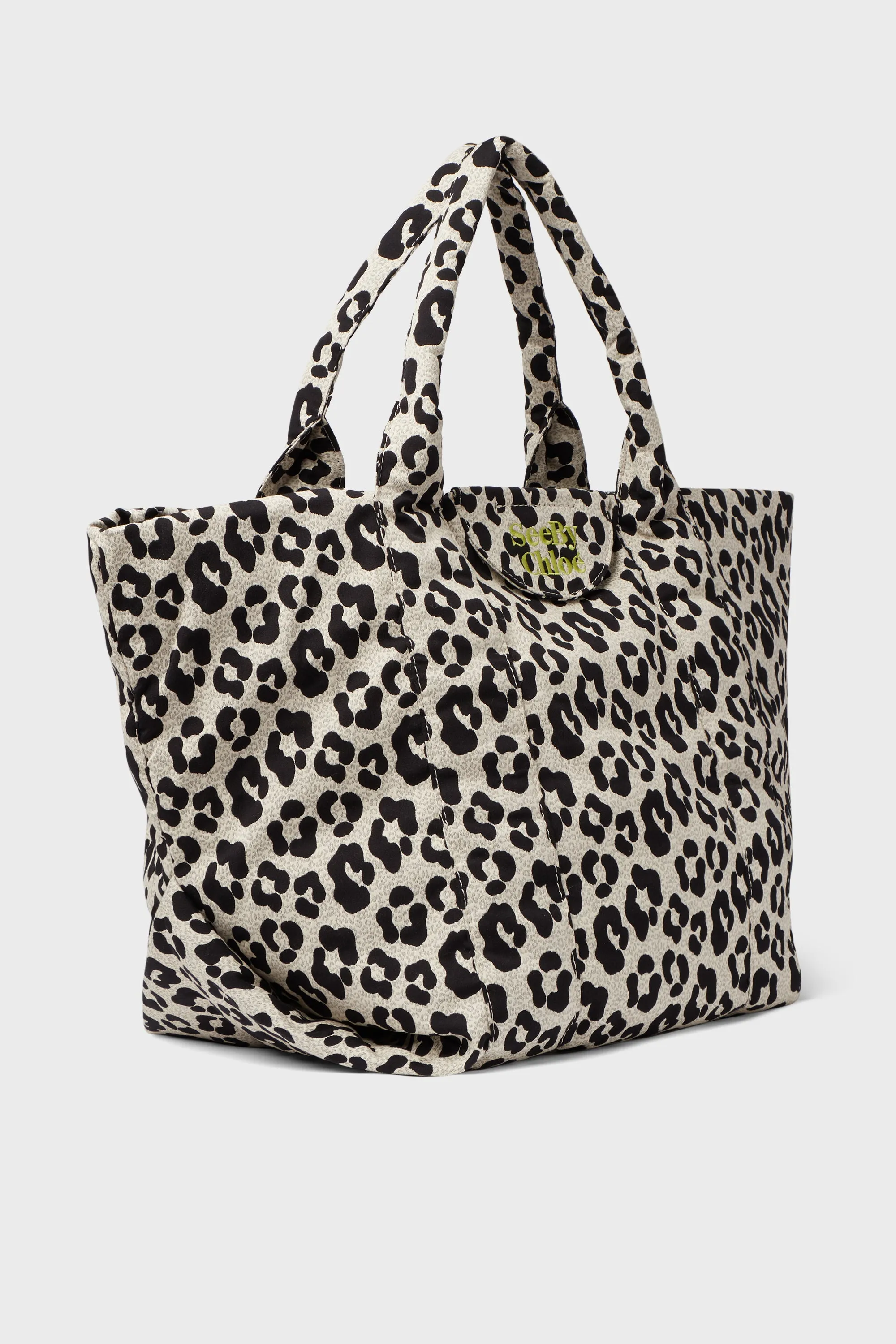 Cement Beige Leopard Laetizia Tote sold by Tuckernuck product image thumbnail 5