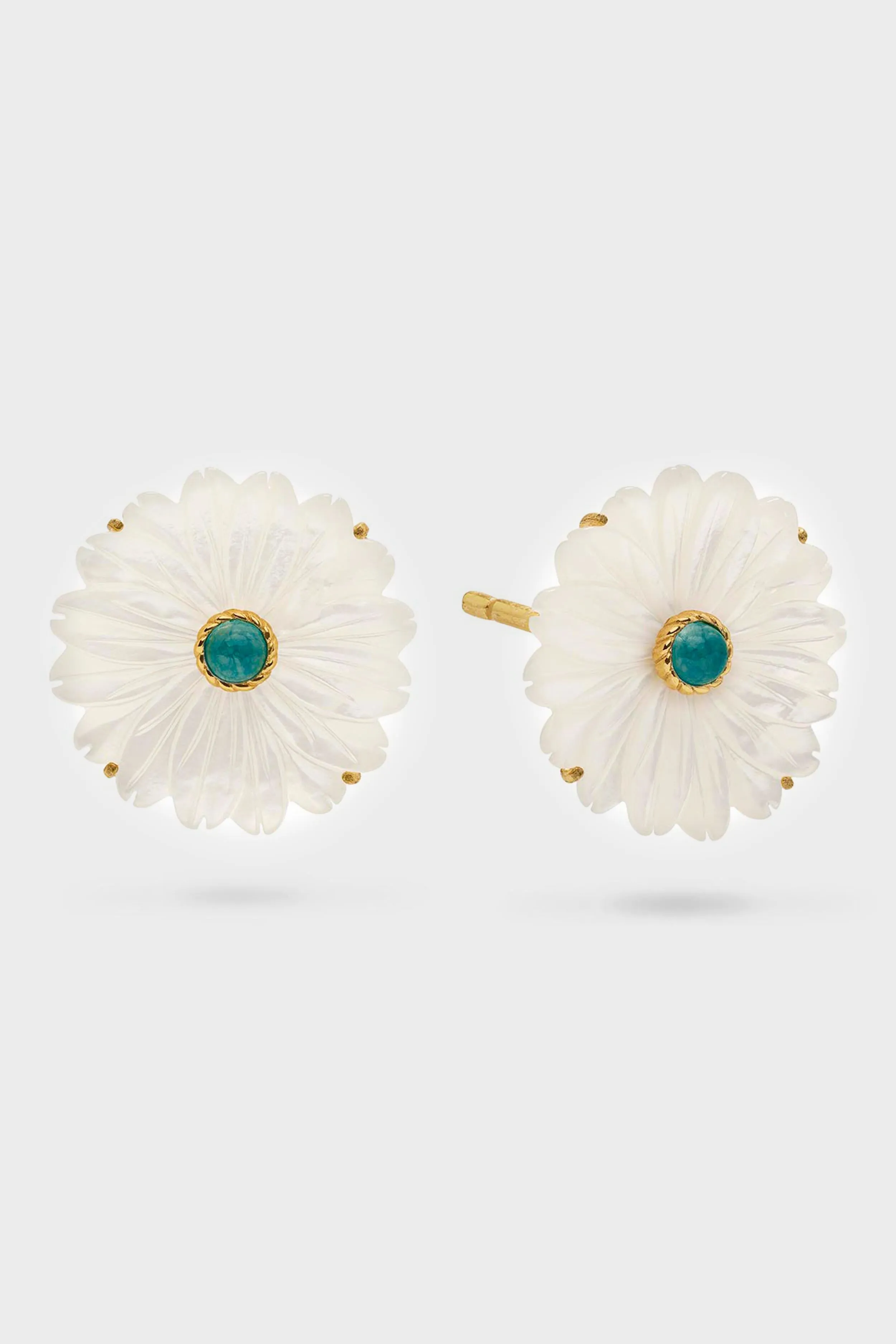 Mermaid Garden Flower Stud Earrings sold by Tuckernuck