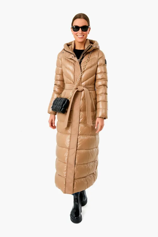 Camel Calina Down Coat sold by Tuckernuck