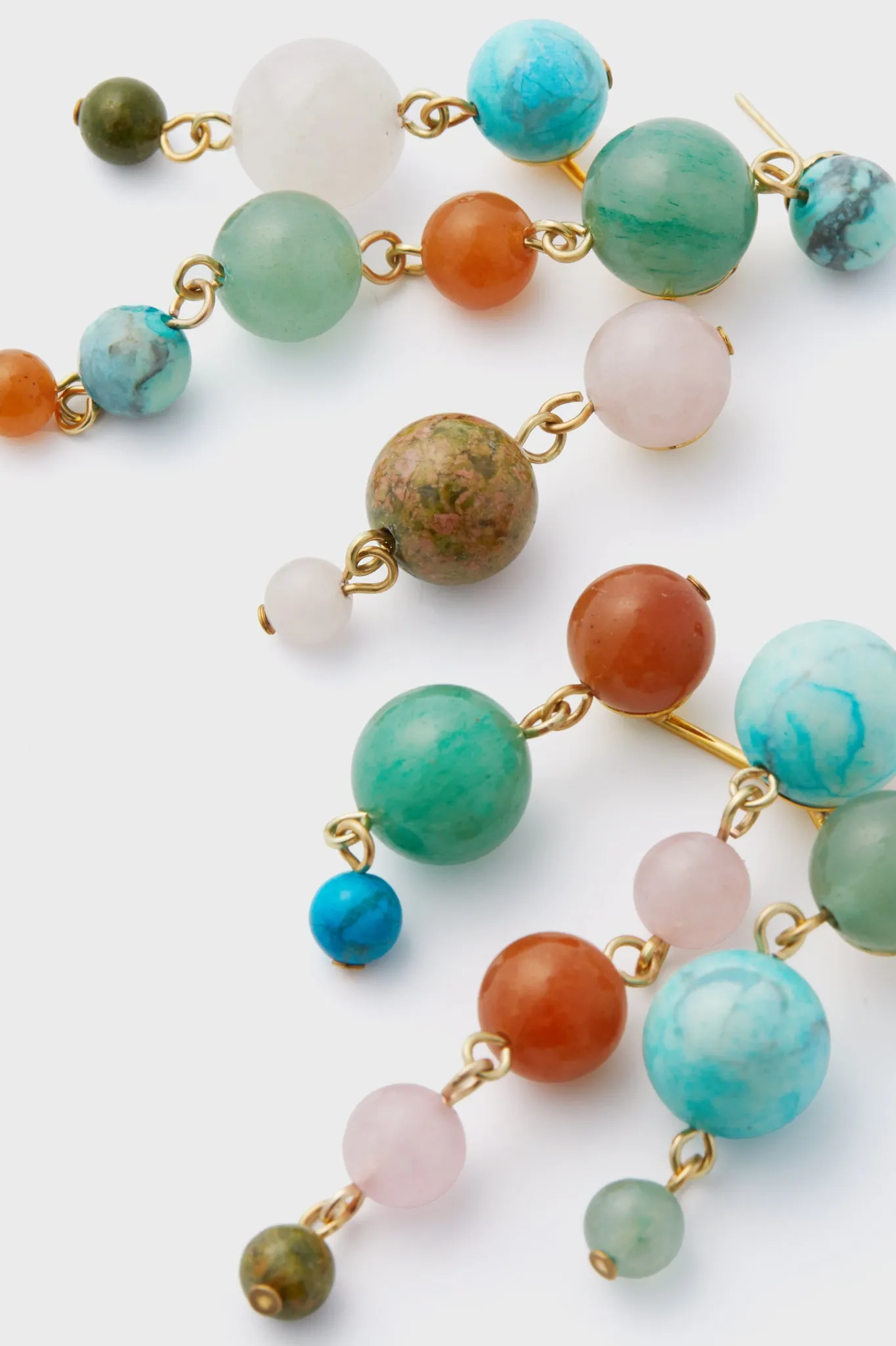 Jennifer Behr x Julia Berolzheimer Multi Marinda Chandelier Earrings sold by Tuckernuck product image thumbnail 4