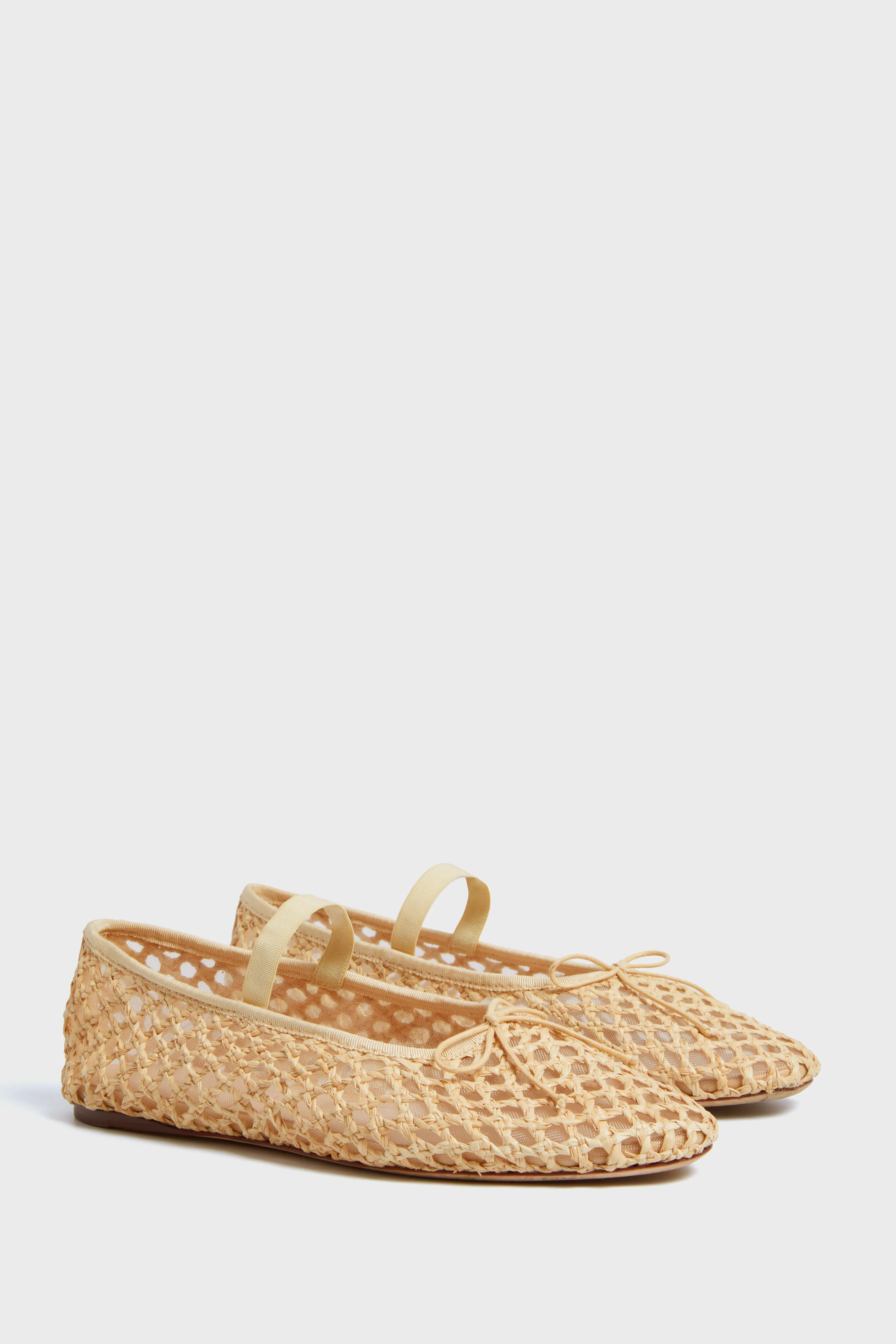 Natural Crochet Raffia Leonie Flats sold by Tuckernuck product image thumbnail 4