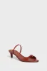 Lipstick Red Nappa La Capricciosa Heels sold by Tuckernuck