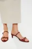 Lipstick Red Nappa La Capricciosa Heels sold by Tuckernuck