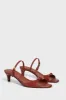 Lipstick Red Nappa La Capricciosa Heels sold by Tuckernuck