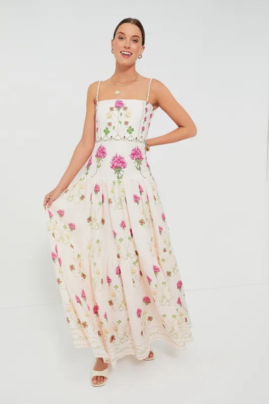 Embroidered Trebol Lima Maxi Dress sold by Tuckernuck