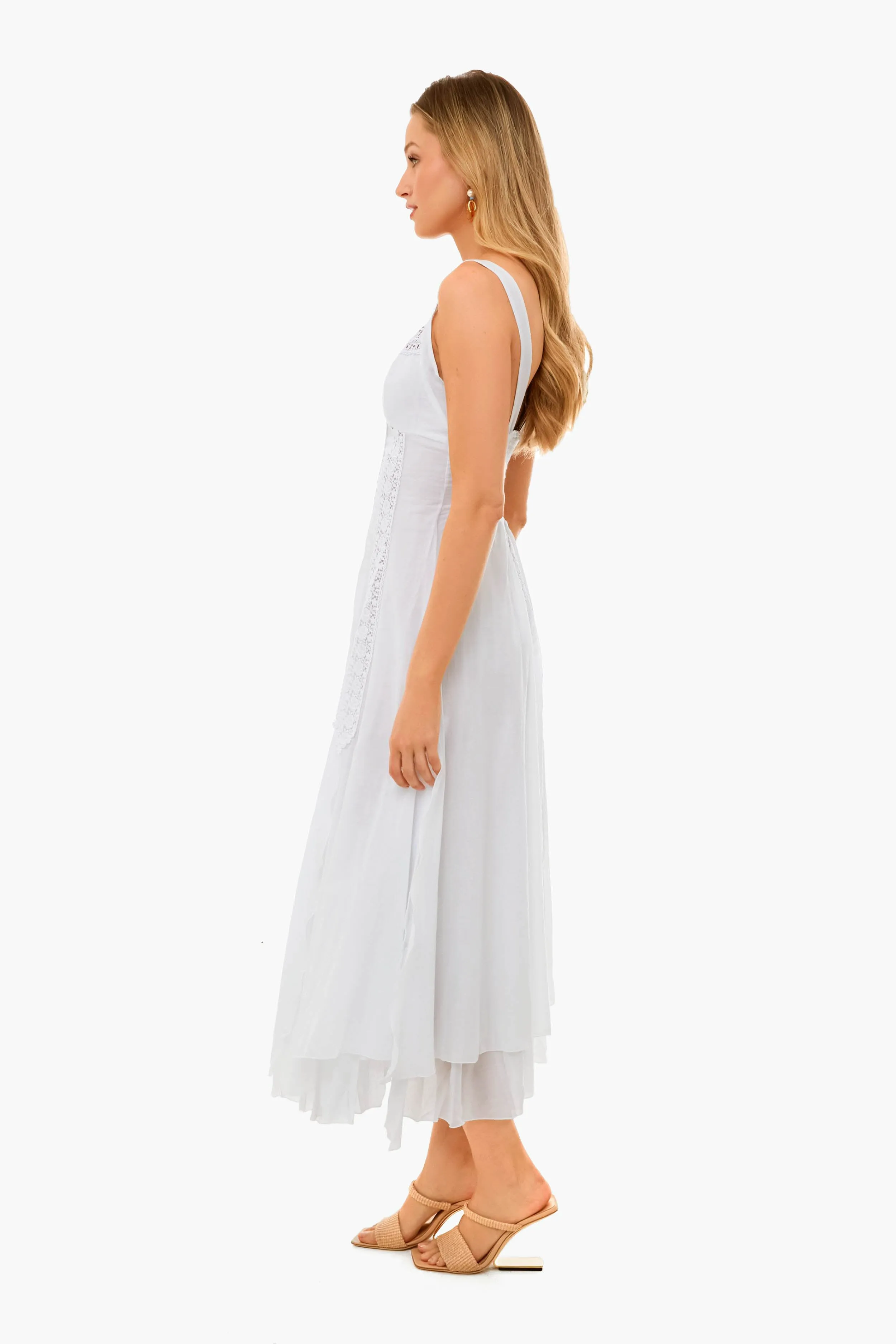 White Corazon Dress sold by Tuckernuck product image thumbnail 3