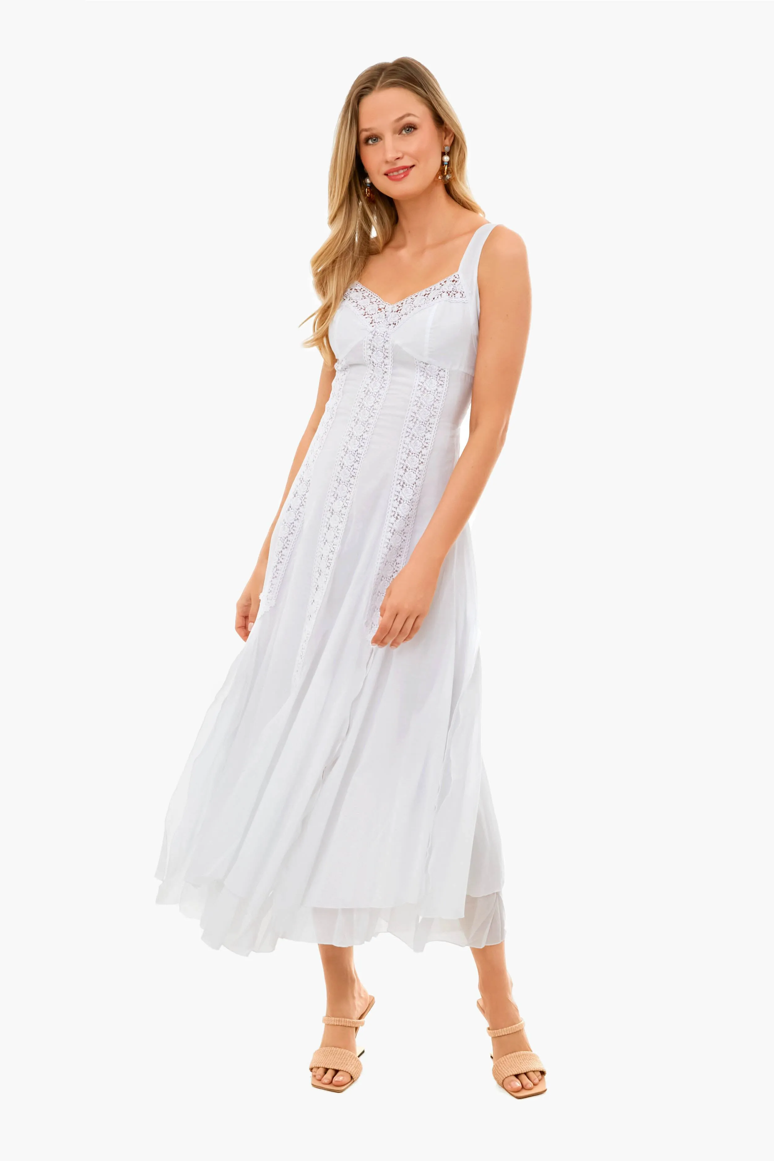 White Corazon Dress sold by Tuckernuck