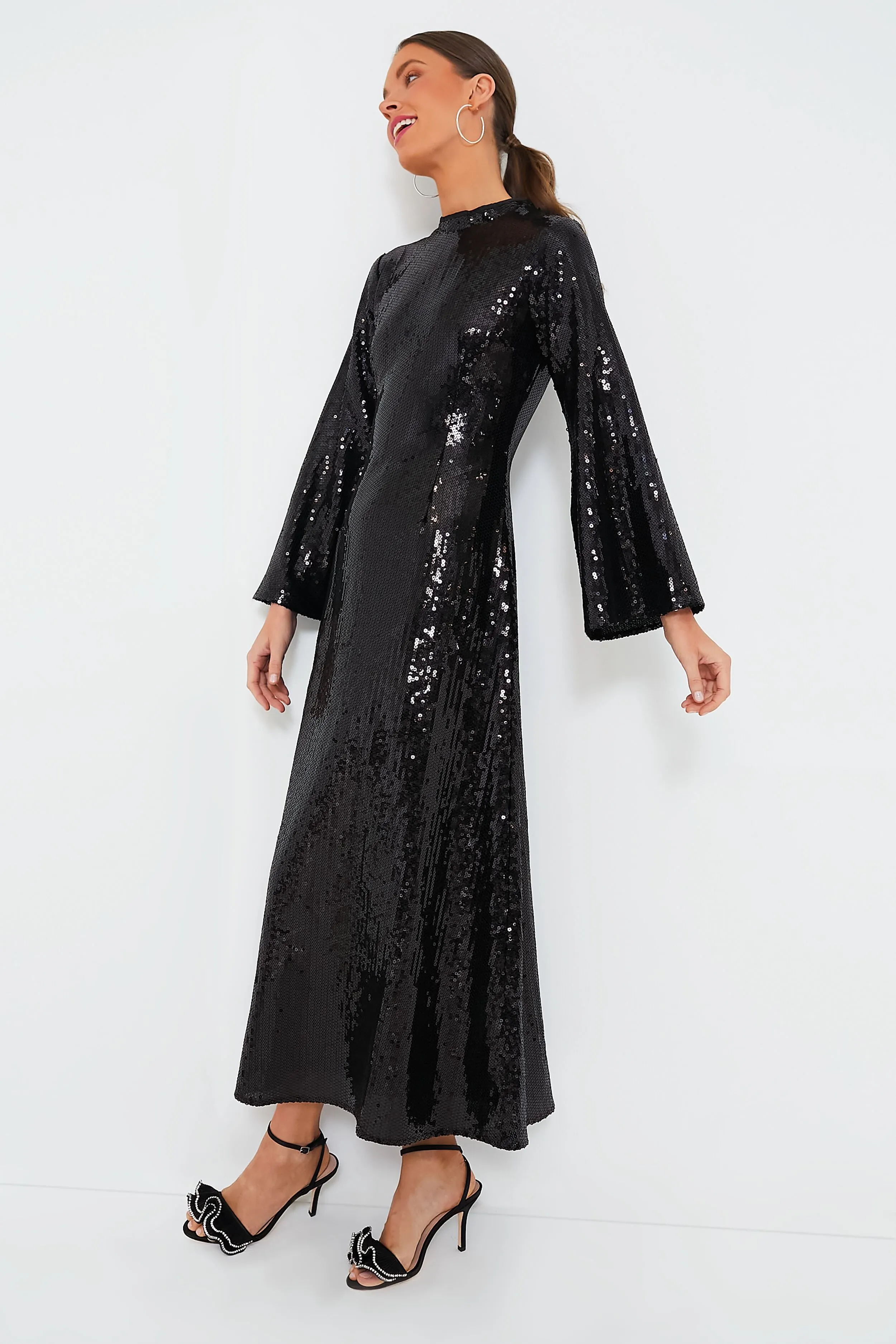 Black Sequin Dolly Dress sold by Tuckernuck product image thumbnail 2