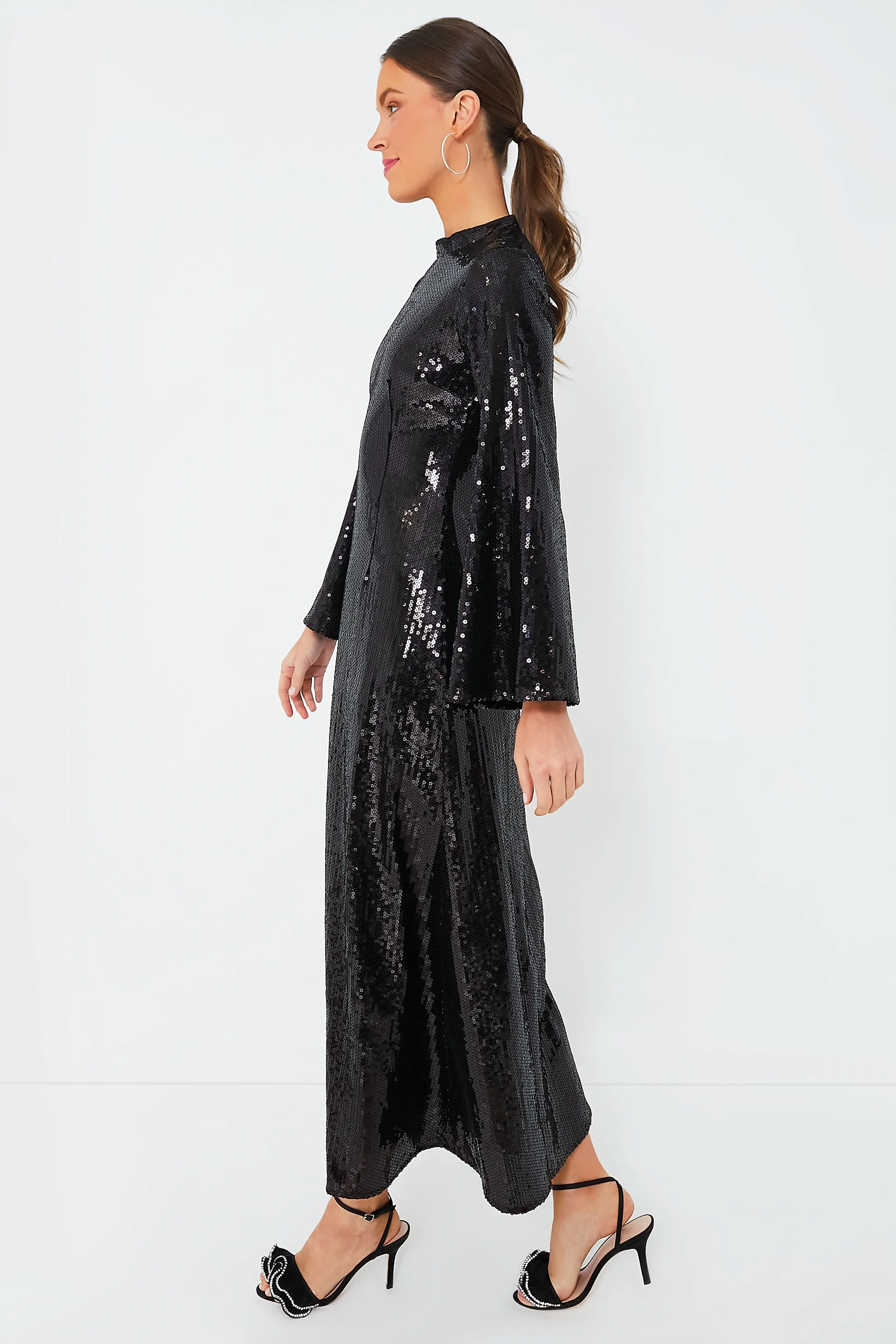 Black Sequin Dolly Dress sold by Tuckernuck product image thumbnail 3