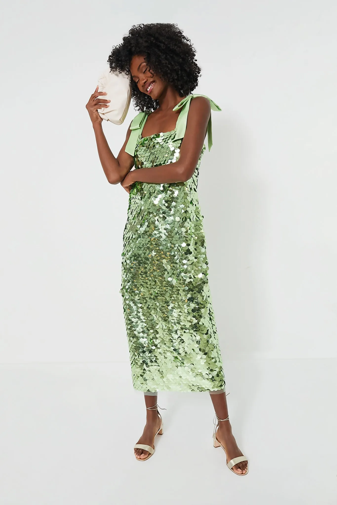 Mint Chip Sequin Roxy Dress sold by Tuckernuck product image thumbnail 3