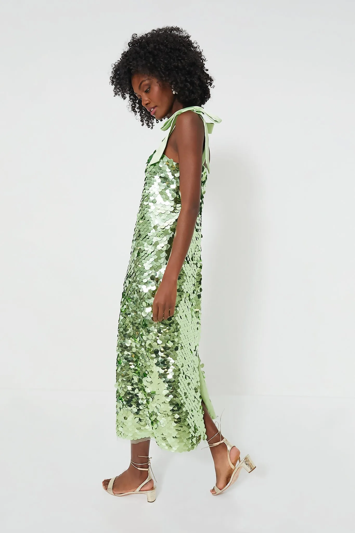 Mint Chip Sequin Roxy Dress sold by Tuckernuck product image thumbnail 4