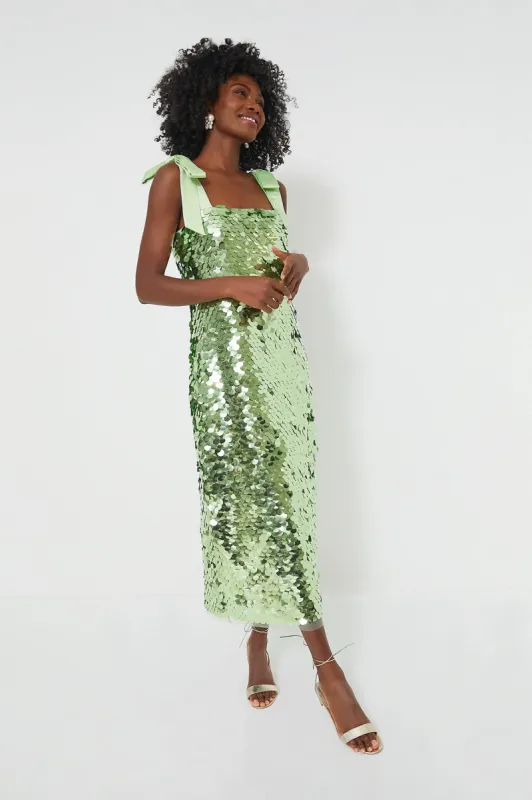 Mint Chip Sequin Roxy Dress sold by Tuckernuck