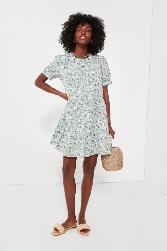 Blue Floral Quinn Dress sold by Tuckernuck