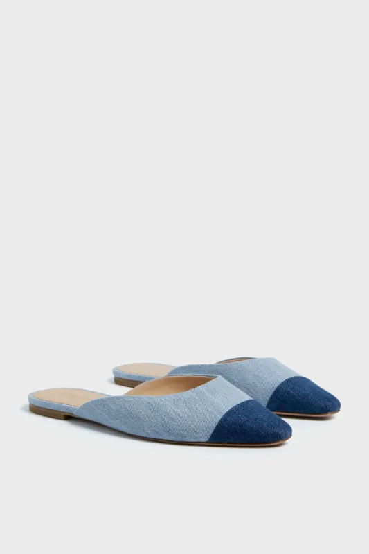 Blue Multi Carlotta Flats sold by Tuckernuck