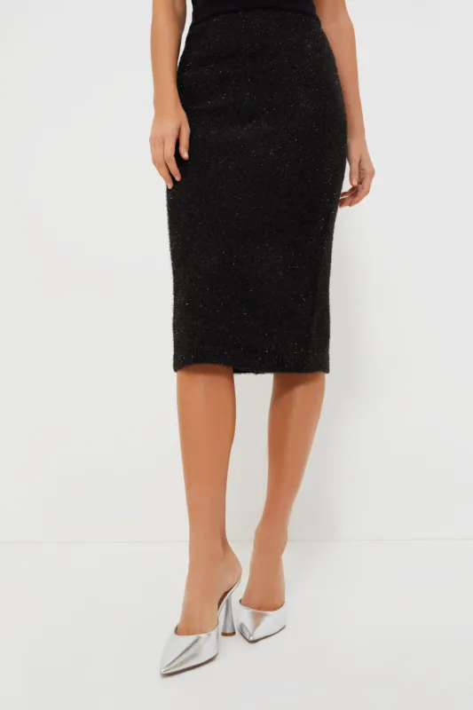 Black Tinsel Midi Skirt sold by Tuckernuck