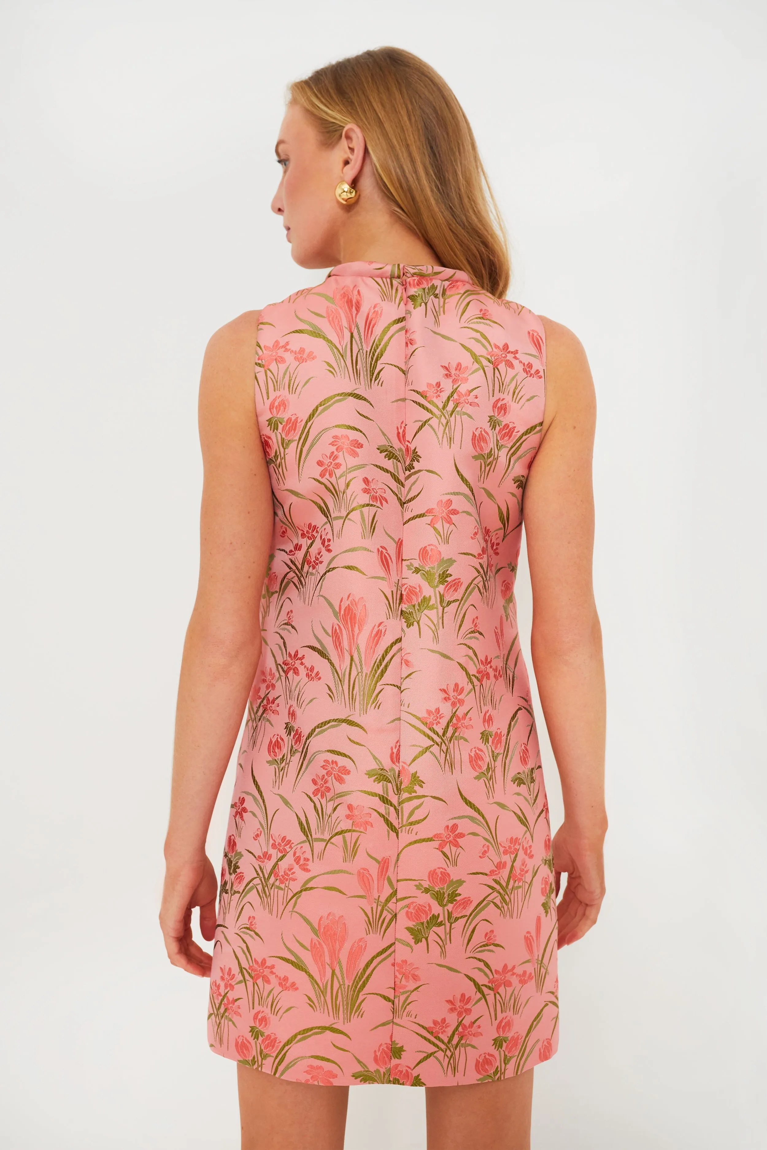 Pink Jacquard Mackenzie Dress sold by Tuckernuck product image thumbnail 4