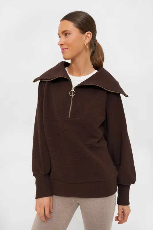 Coffee Bean Vine Half Zip sold by Tuckernuck