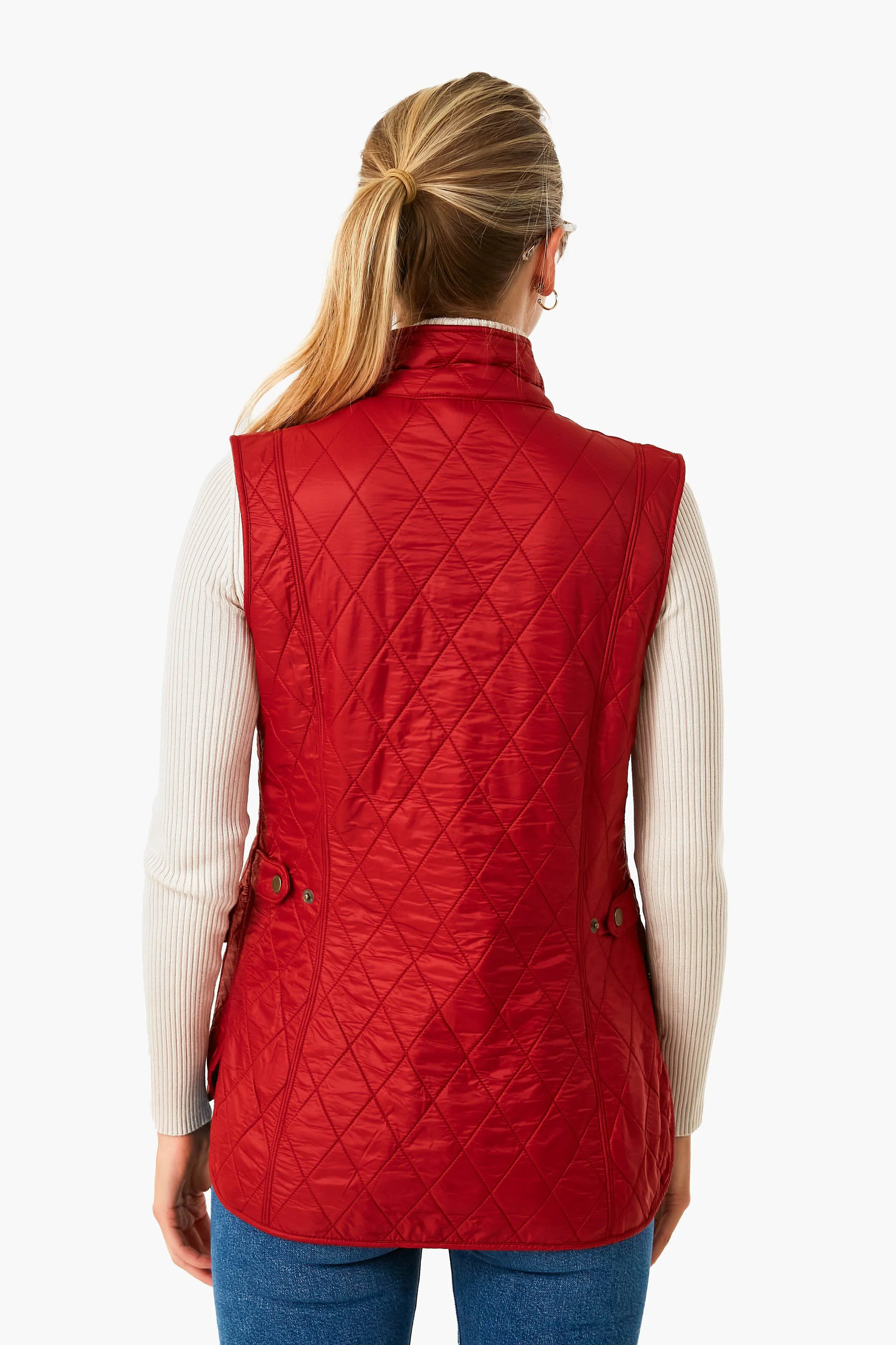 Dark Red Wray Gilet sold by Tuckernuck product image thumbnail 5