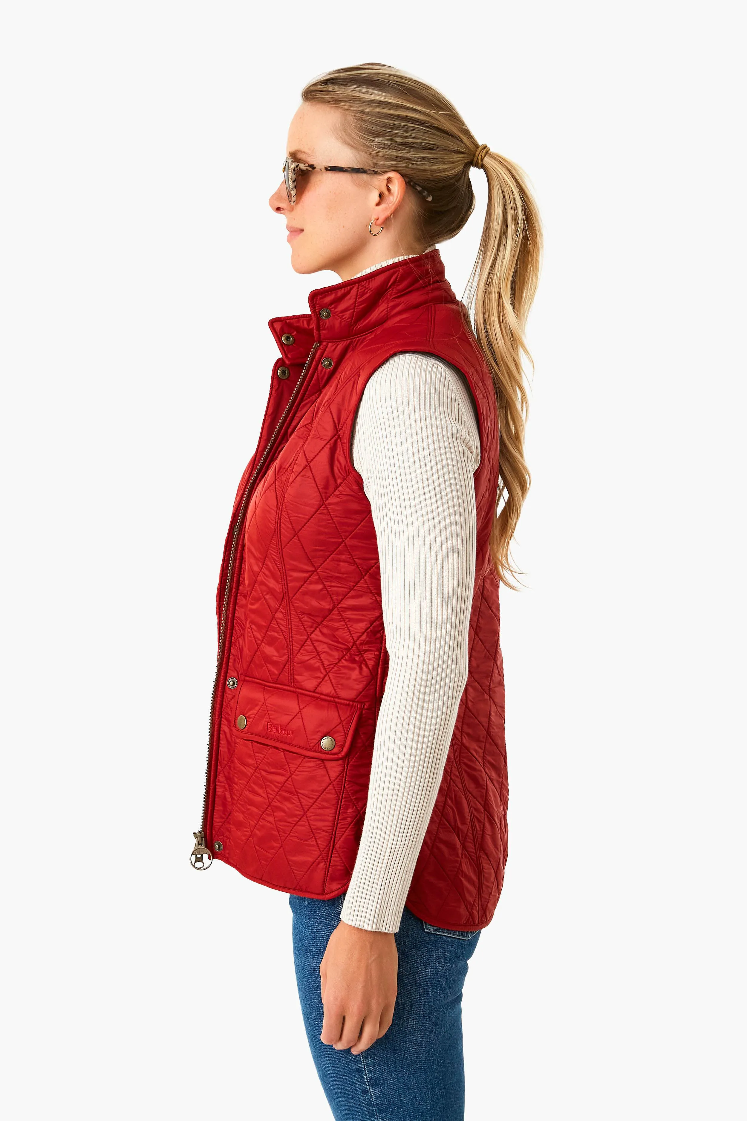 Dark Red Wray Gilet sold by Tuckernuck product image thumbnail 4