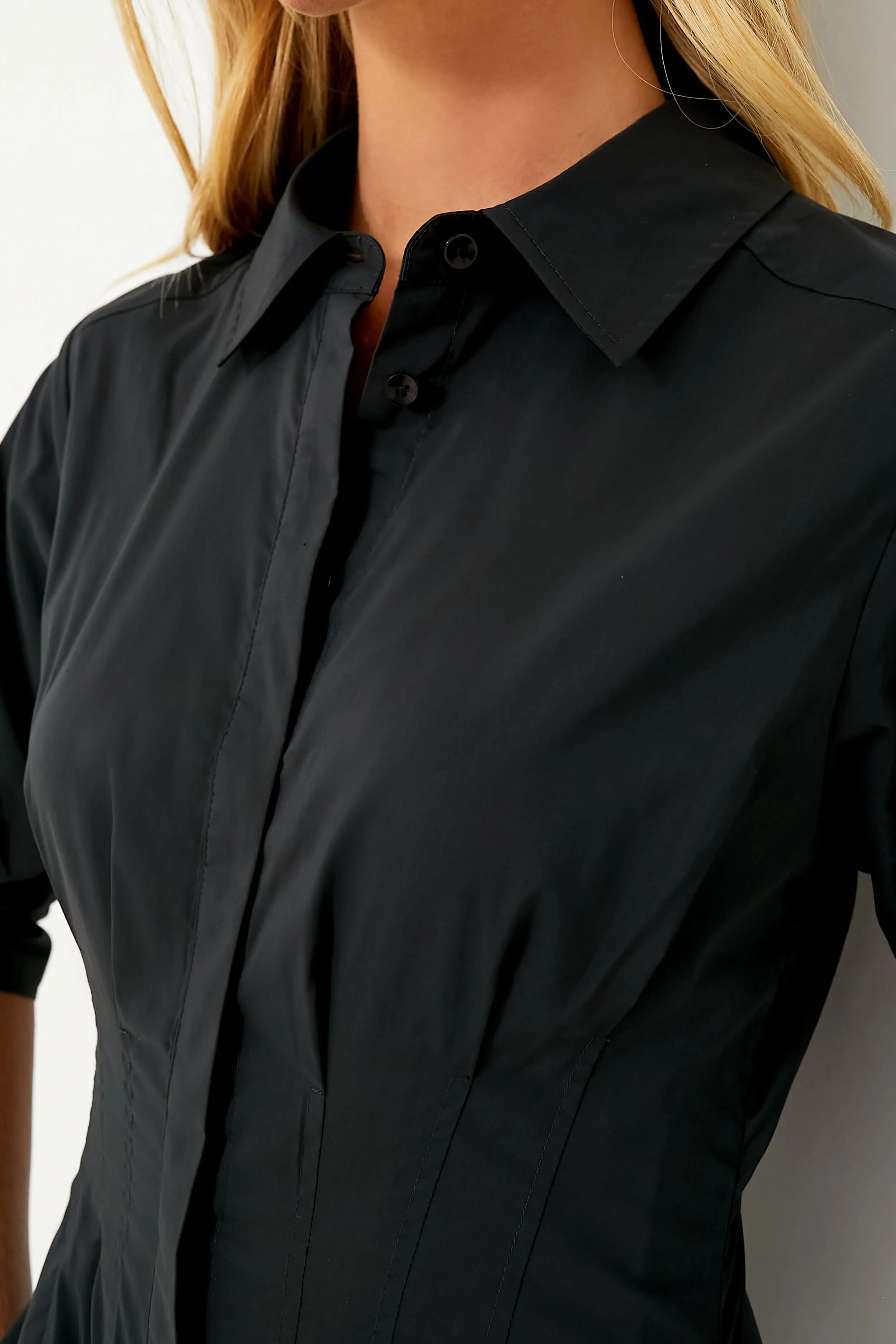 Black Jazz Pintuck Midi Dress sold by Tuckernuck product image thumbnail 5