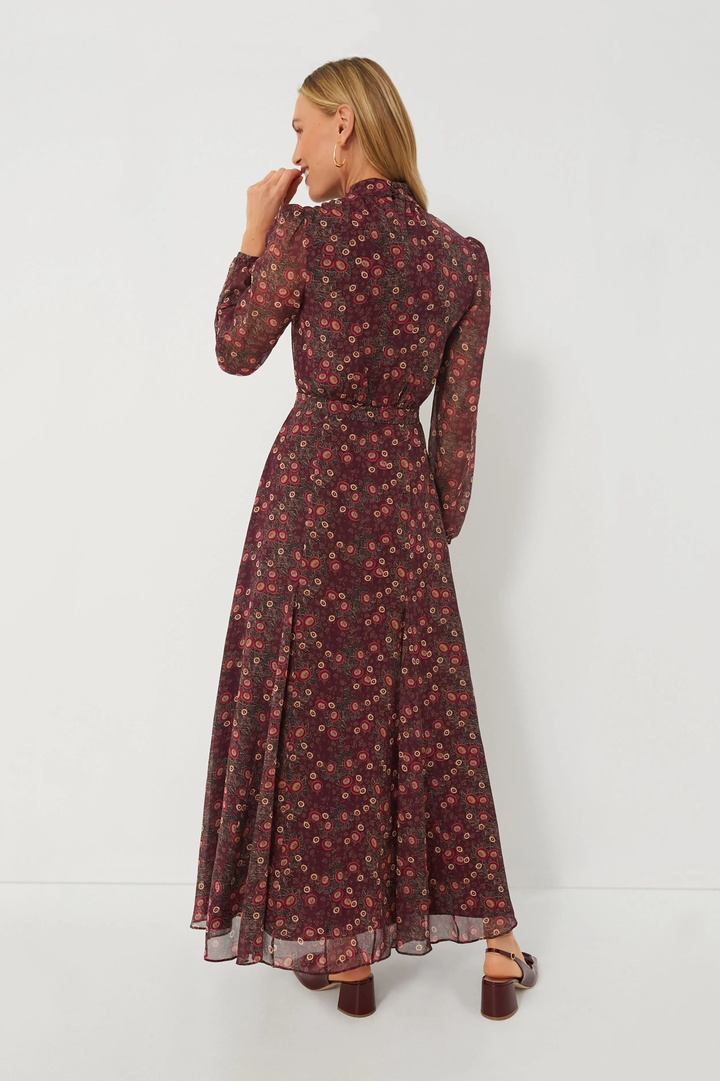 Akina Wine Jacqui B Dress sold by Tuckernuck product image thumbnail 4
