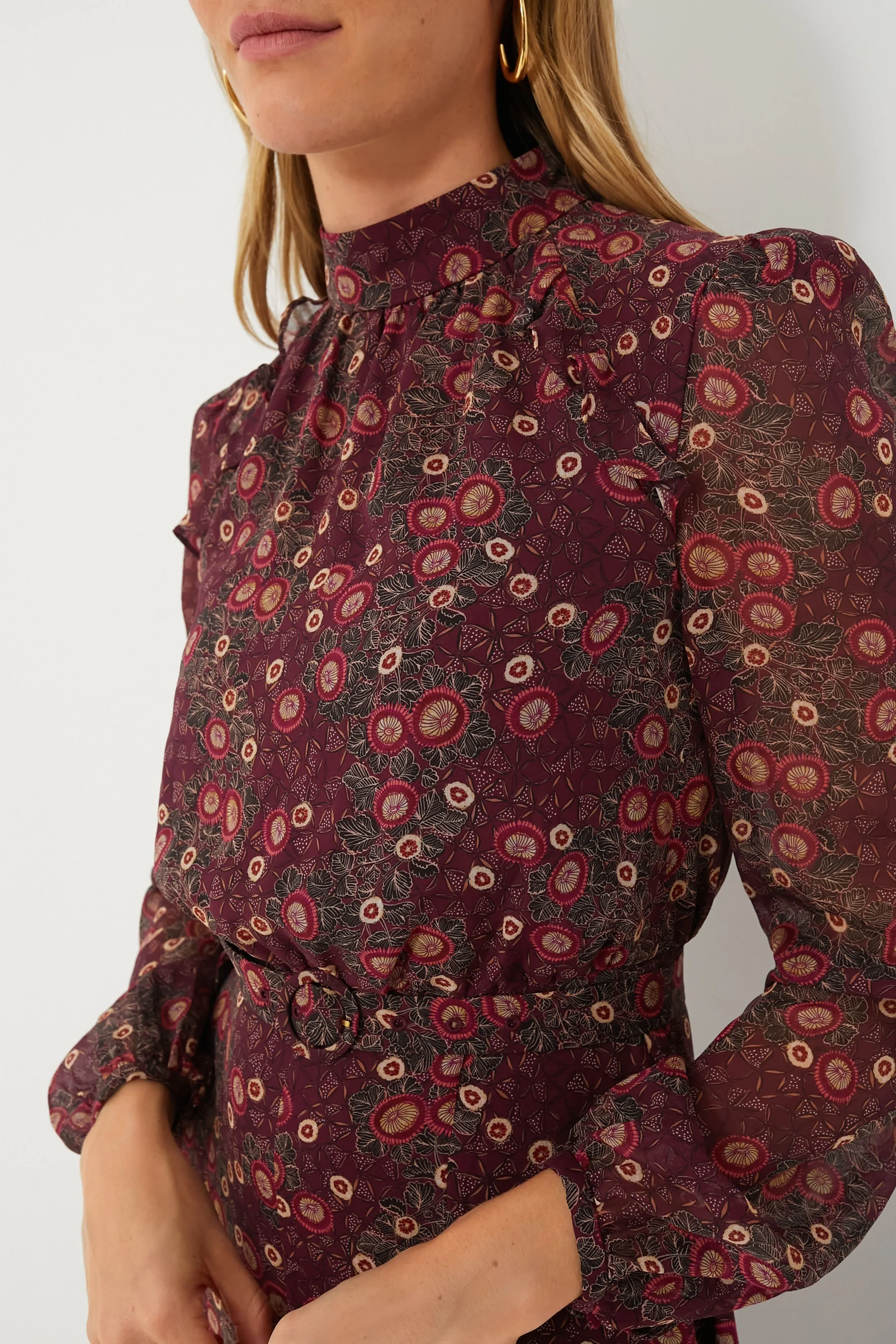 Akina Wine Jacqui B Dress sold by Tuckernuck product image thumbnail 5