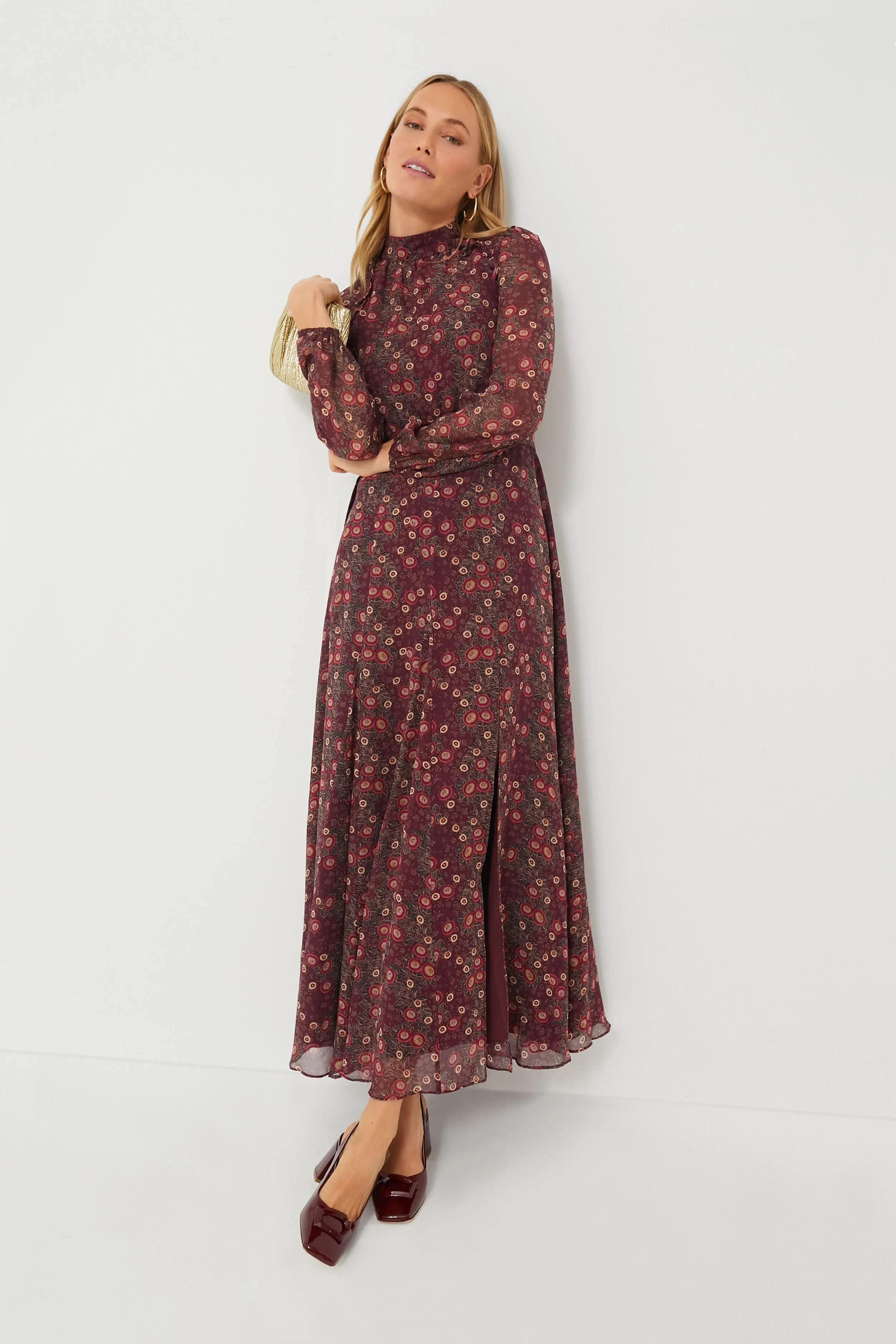 Akina Wine Jacqui B Dress sold by Tuckernuck product image thumbnail 2