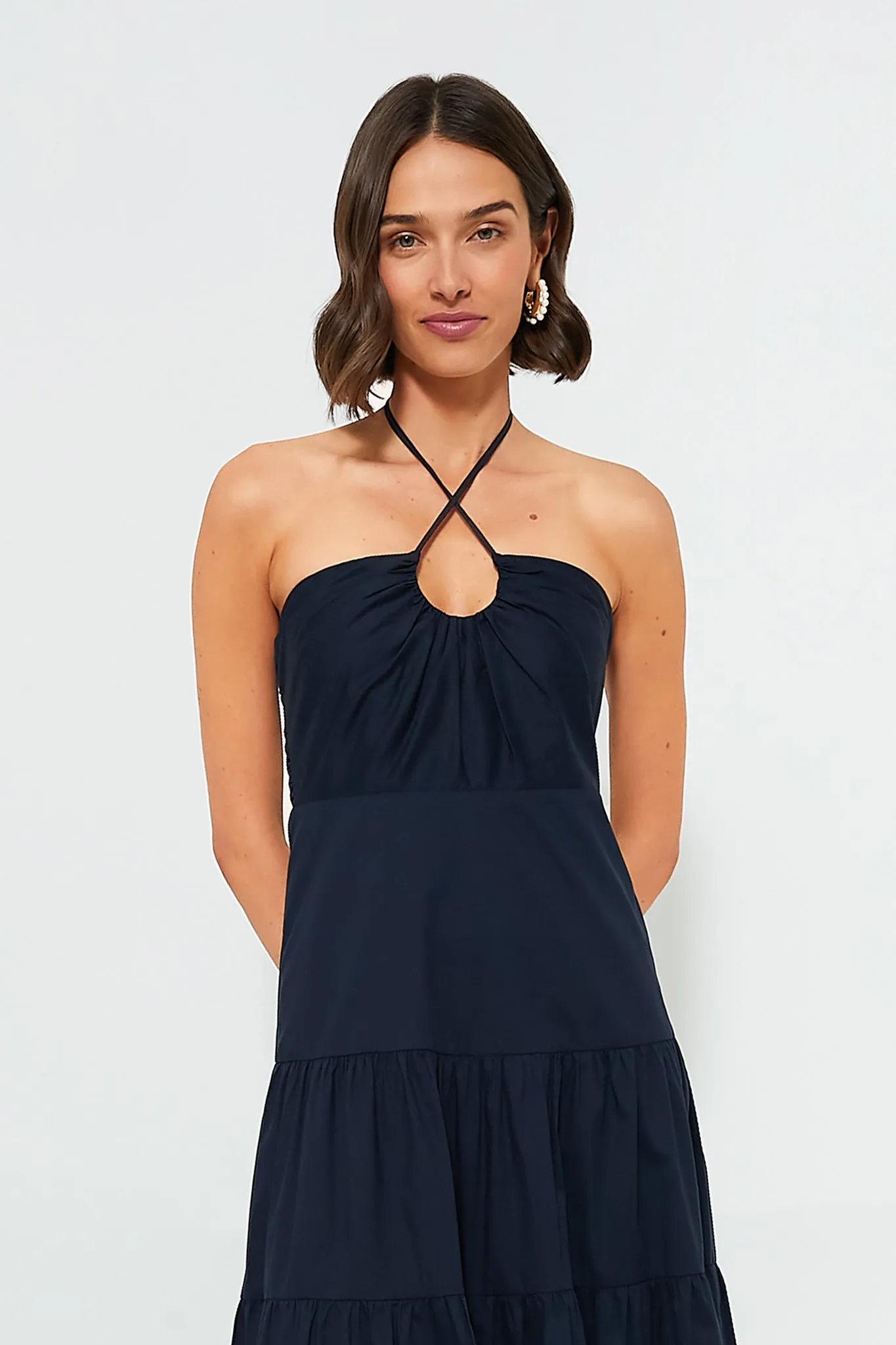 Navy Aurora Midi Dress sold by Tuckernuck product image thumbnail 2