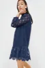 Navy Organza Palmerston Dress sold by Tuckernuck